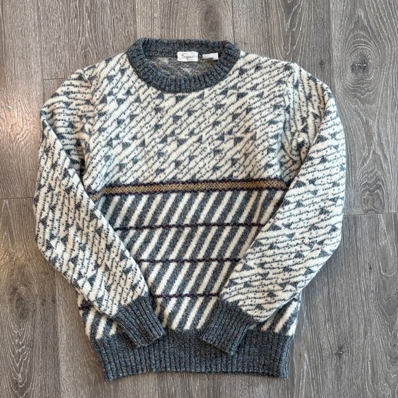 Other - Vintage Simpsons Grey patterned sweater